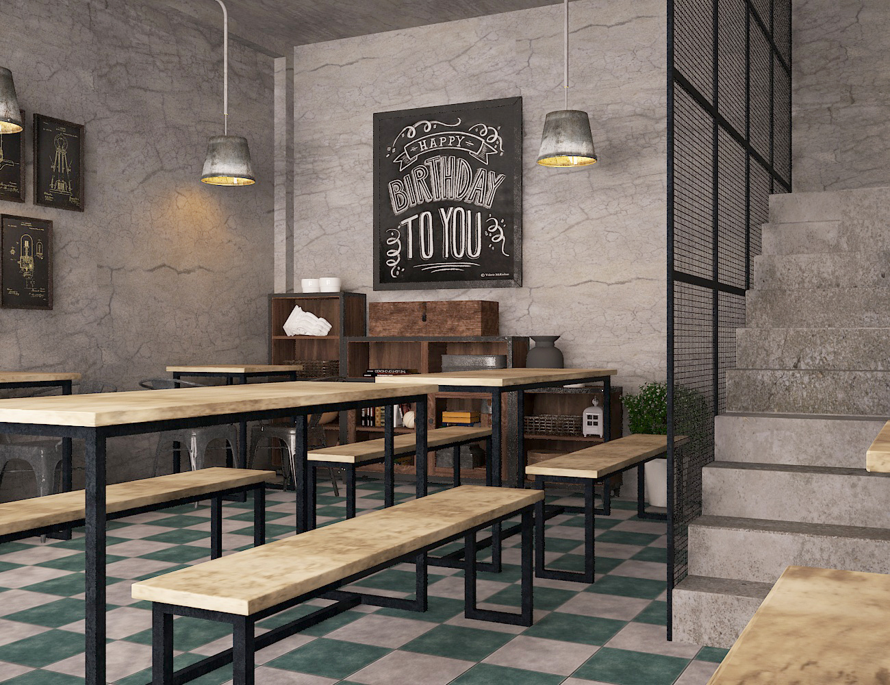 Thiết kế thi công quán cafe FIN Quận 5 hình 2