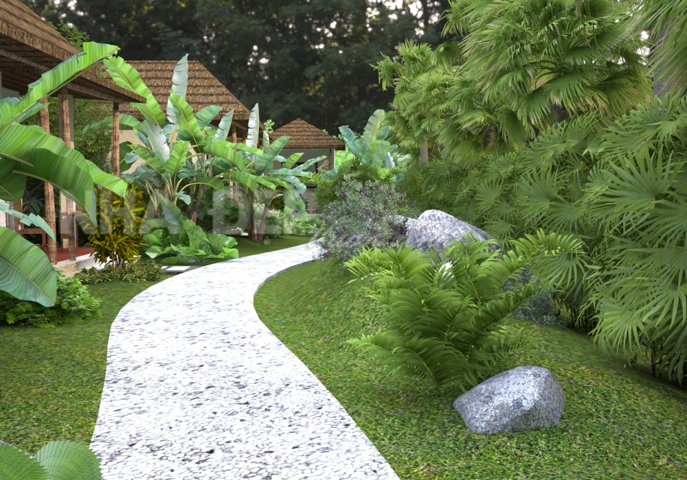 Thiết kế cảnh quan khu nghĩ dưỡng Củ Chi hình 4