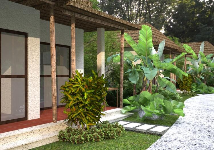 Thiết kế cảnh quan cho khu nghỉ dưỡng ở Củ Chi hình 12