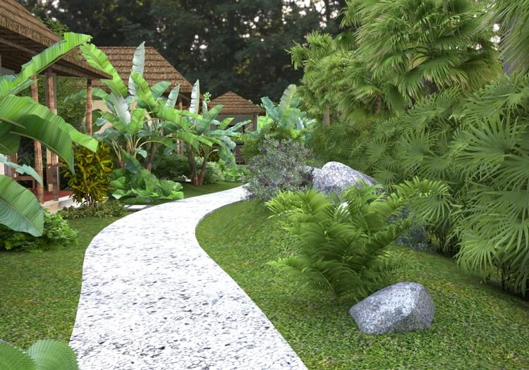 Thiết kế cảnh quan cho khu nghỉ dưỡng ở Củ Chi hình 10
