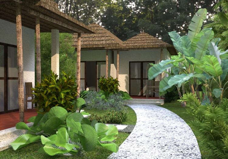 Thiết kế cảnh quan cho khu nghỉ dưỡng ở Củ Chi hình 9