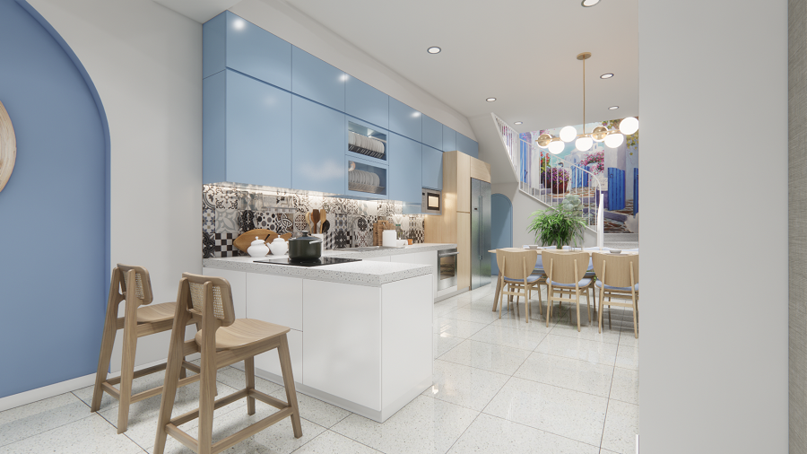 Nhà phố 4 tầng Phan Huy Ích hình 5